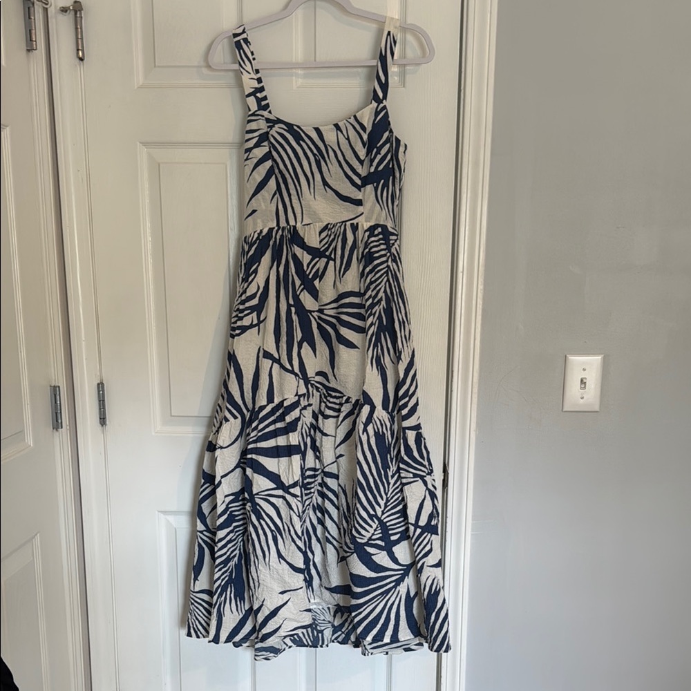 AYR The Magic Moment Dress Beach Glass Palapa print